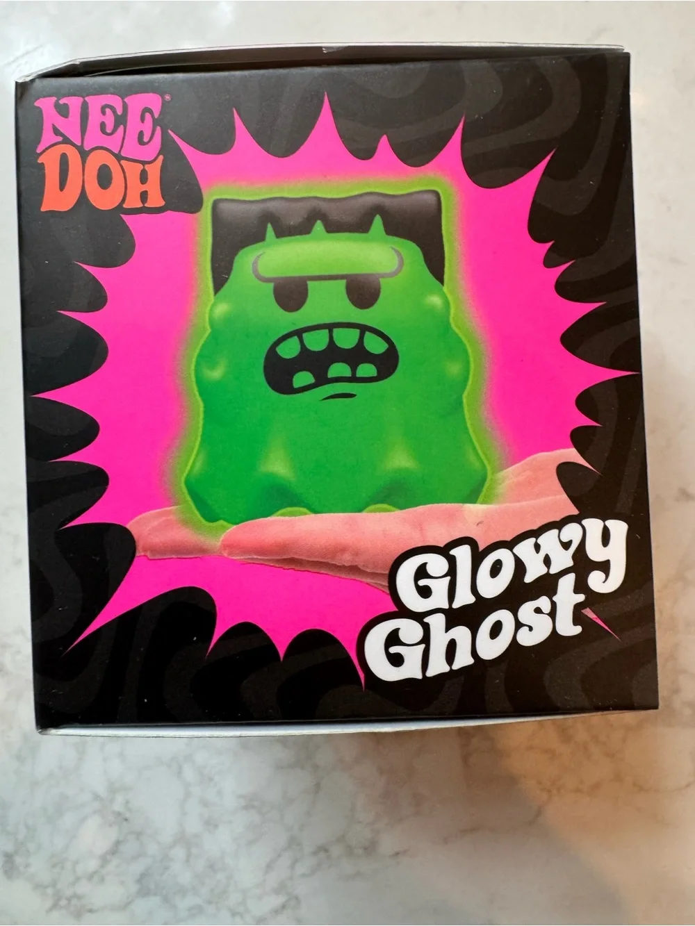 Glowy Ghost Kids Toy - Green Glow-in-the-Dark Figure